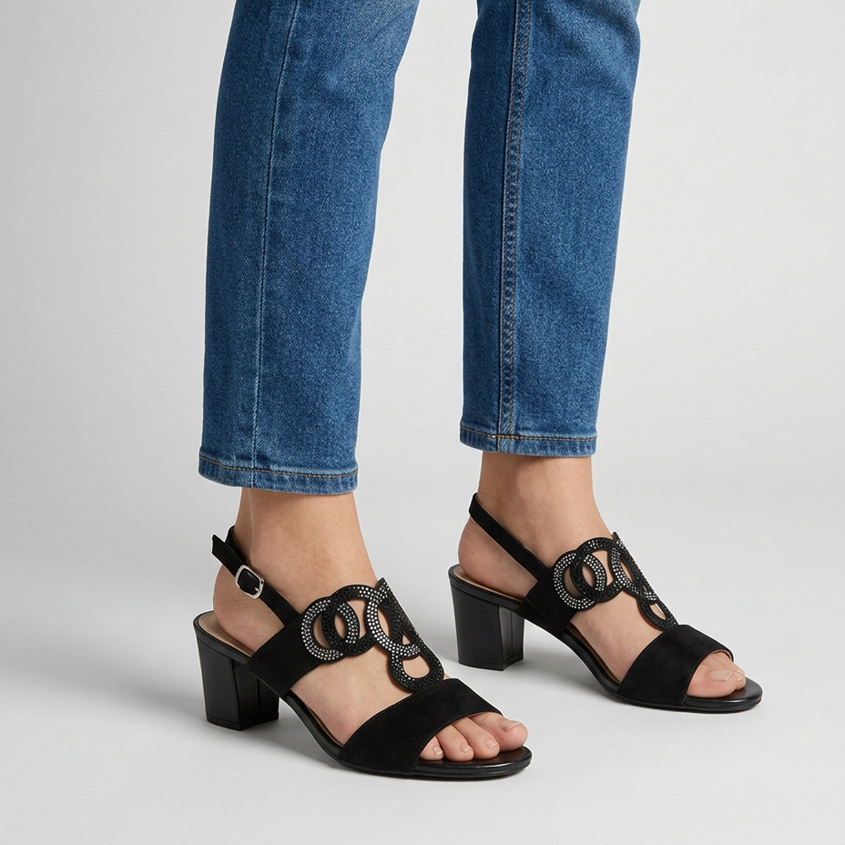 Gea | Sandalia cómoda de tacón para mujer