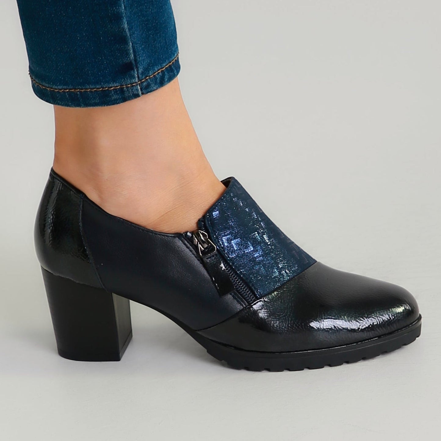 Allegra - Mocasín Comfort con Tacón