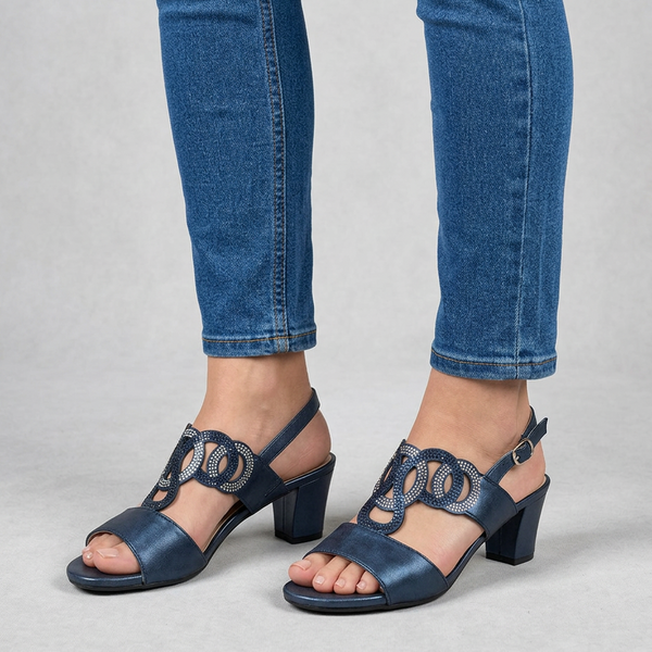Gea | Sandalia cómoda de tacón para mujer