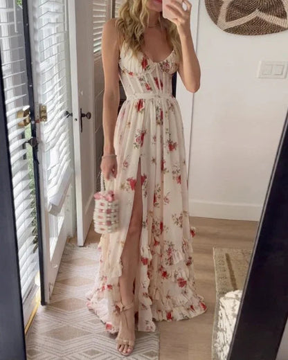 Scarlett™ | Vestido romántico con estampado floral