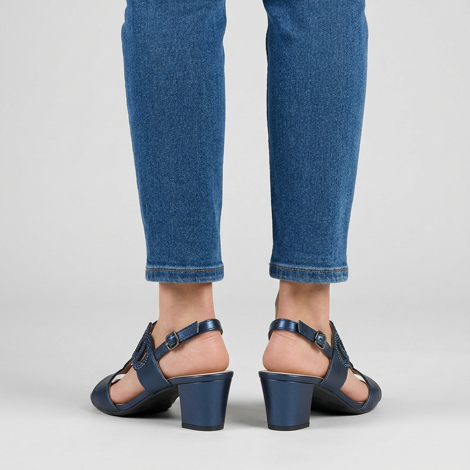 Gea | Sandalia cómoda de tacón para mujer