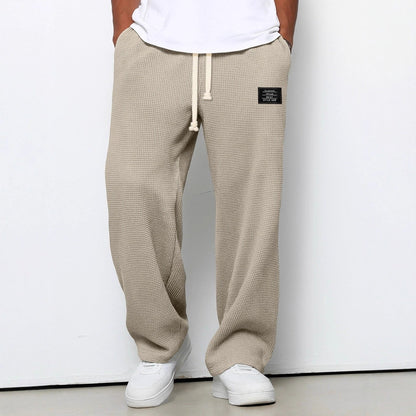 Lorenzo | Pantalones Anchos con Tejido de Panal