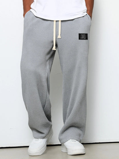 Lorenzo | Pantalones Anchos con Tejido de Panal