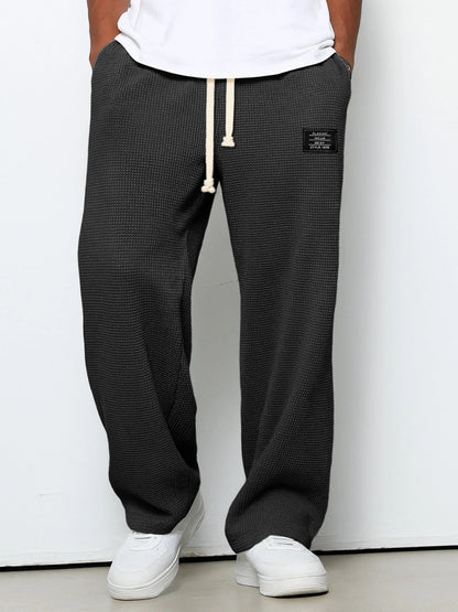 Lorenzo | Pantalones Anchos con Tejido de Panal