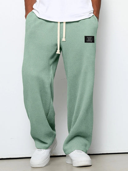 Lorenzo | Pantalones Anchos con Tejido de Panal