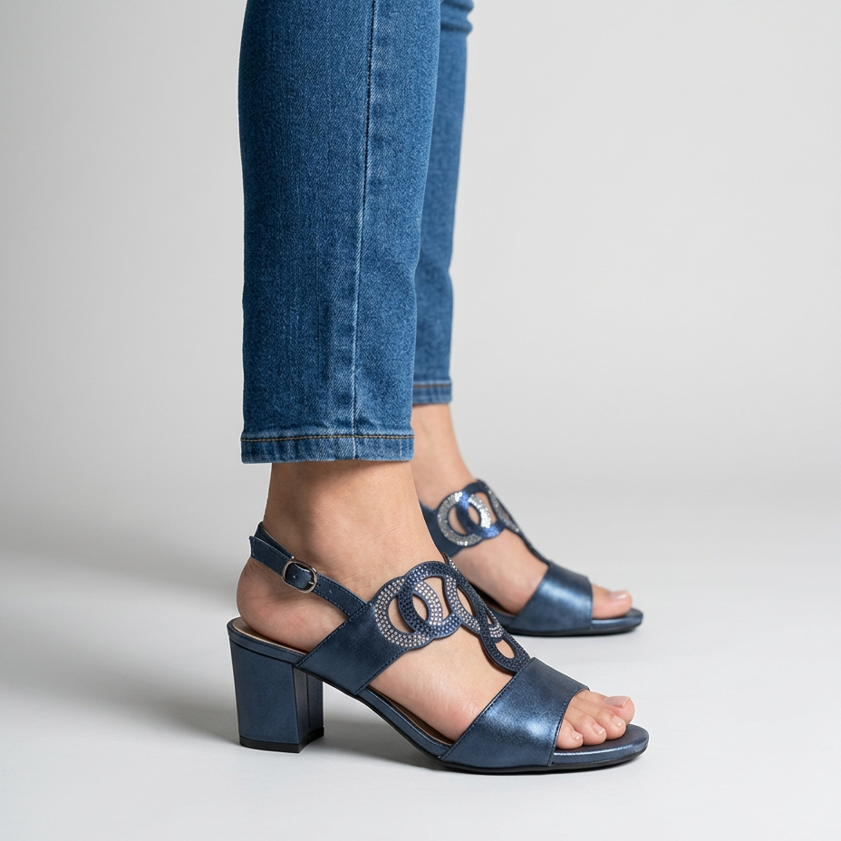Gea | Sandalia cómoda de tacón para mujer