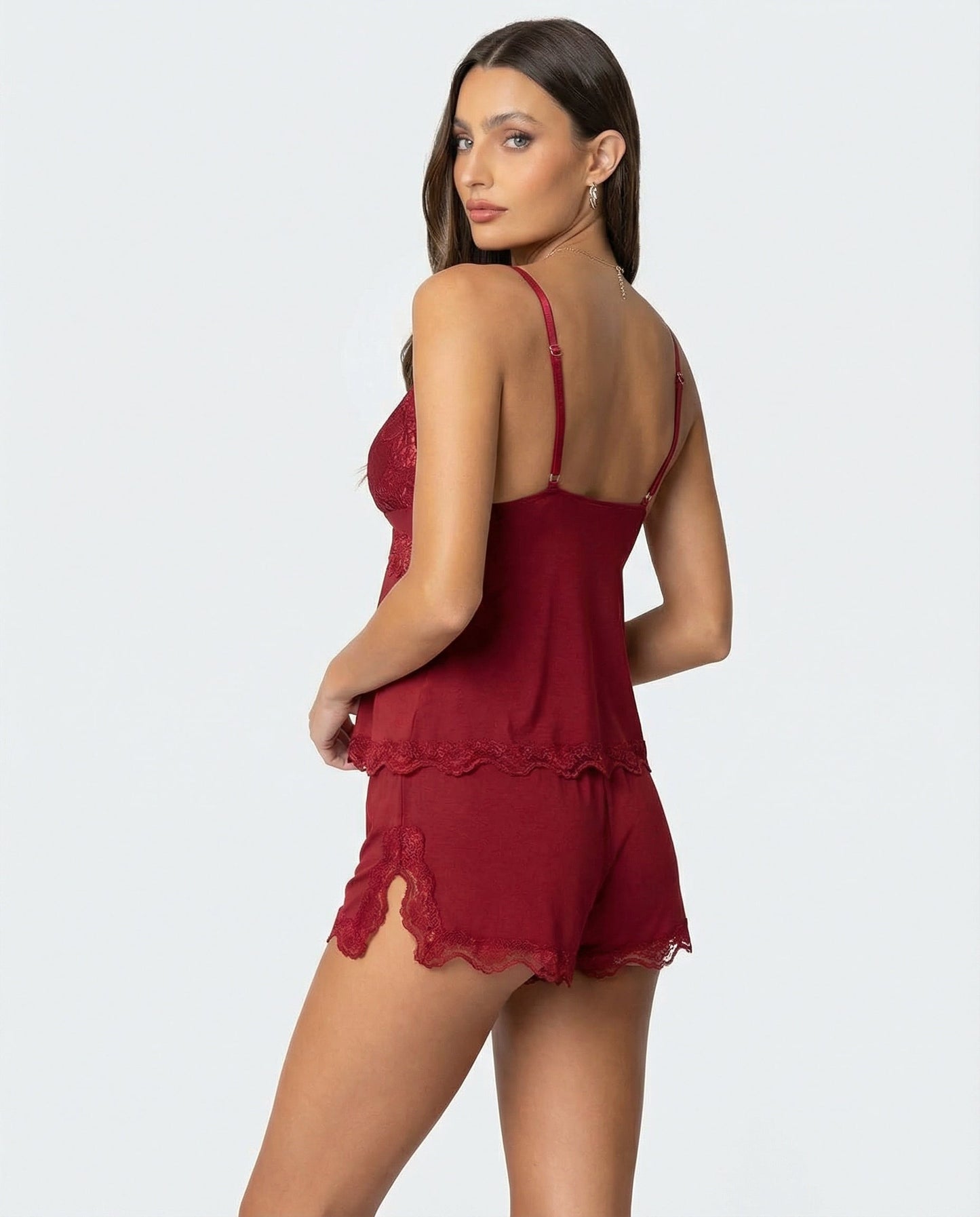 Conjunto de Encaje Beso de Medianoche