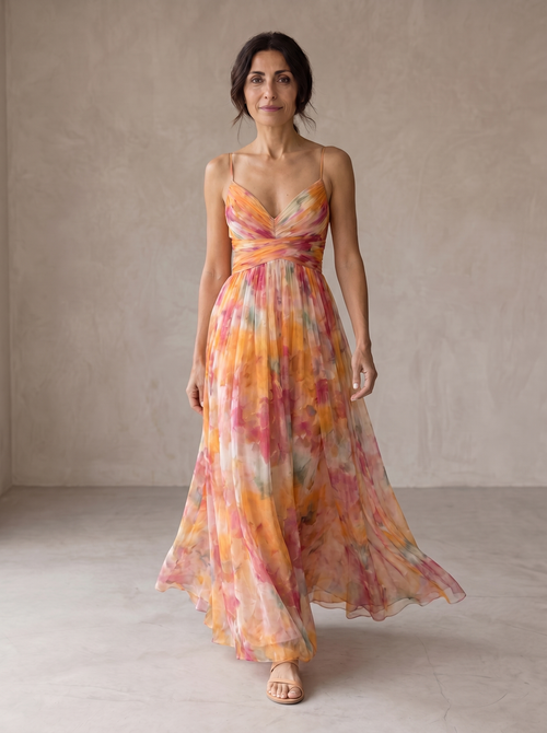 Giselle | Encantador Vestido con Estampado Floral