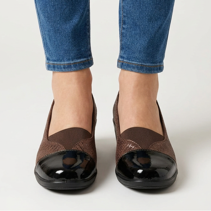 Ilenia - Mocasín elástico mujer