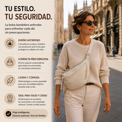 Elena | Bolso de Hombro Beige